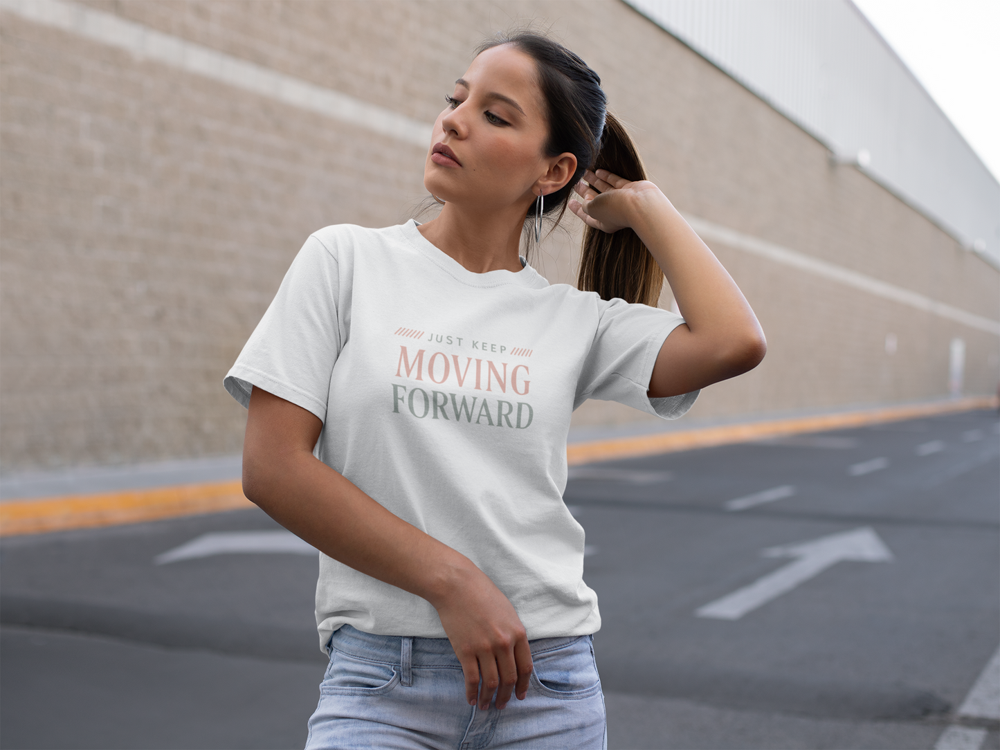 “Just Keep Moving Forward” – Women’s Tee | Inspire Collection