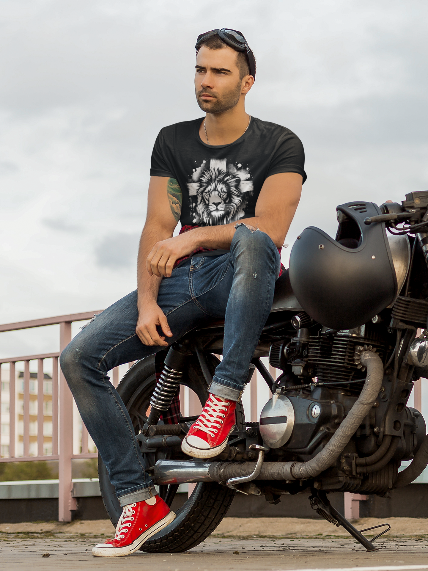 “Man of Faith” – Men’s Christian Tee | Faith Collection