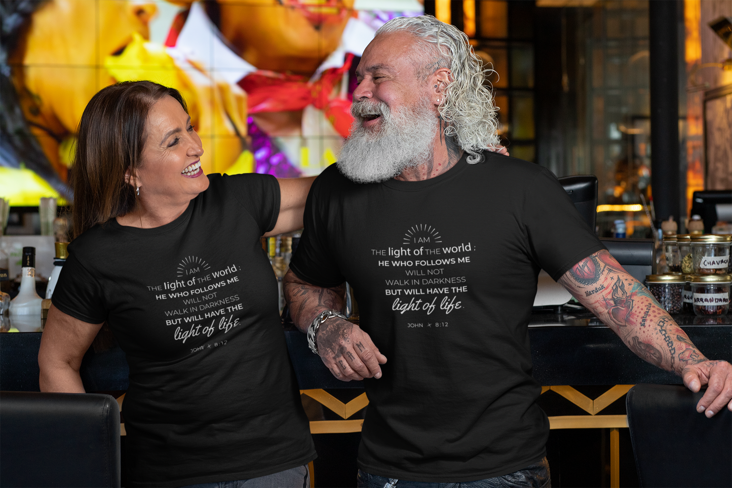 “Light of Life” – Women's Christian Tee | John 8:12