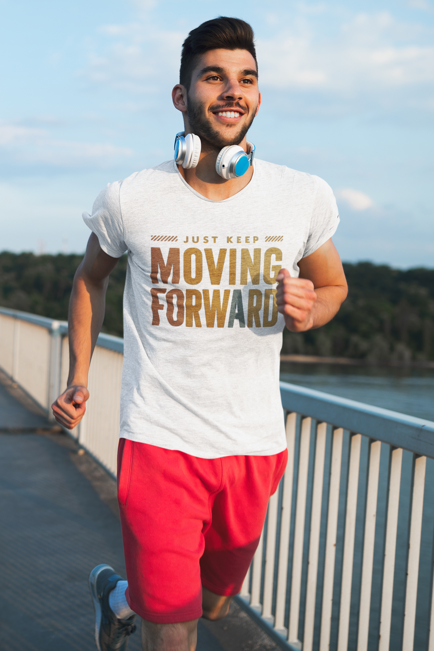 “Just Keep Moving Forward” – Men’s Tee | Inspire Collection