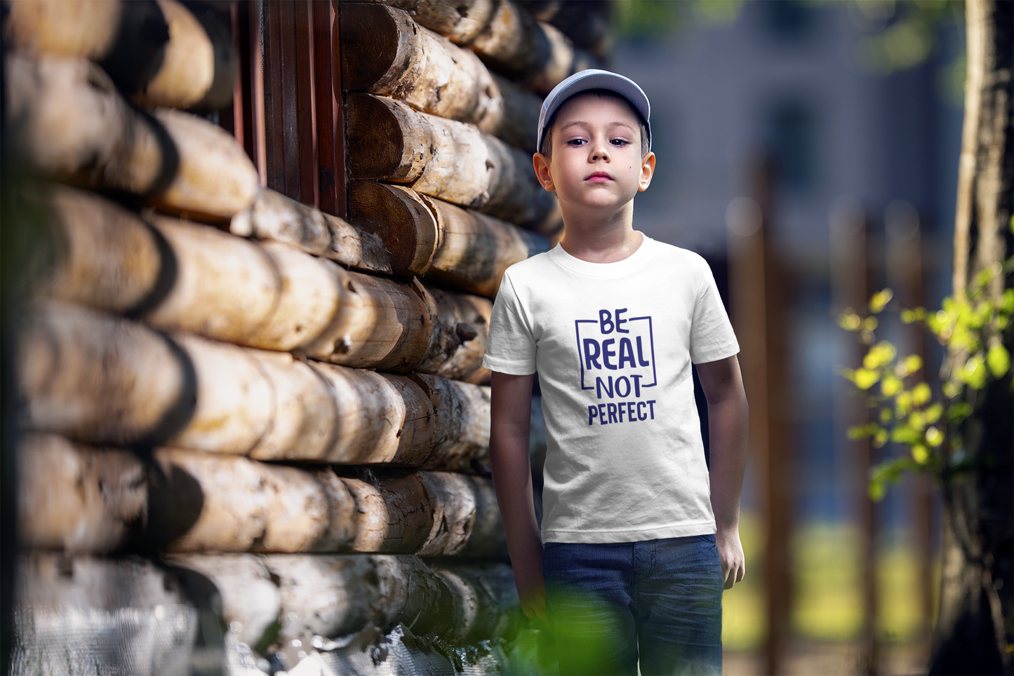 “Be Real Not Perfect” – Toddler Tee | Inspire Collection