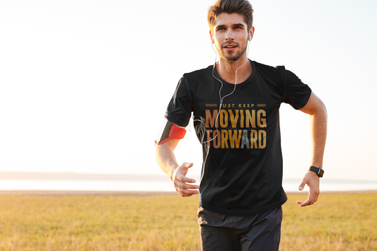 “Just Keep Moving Forward” – Men’s Tee | Inspire Collection