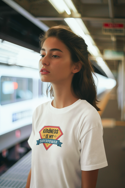 “Kindness Is My Superpower” – Girls’ Tee | Kindness Collection