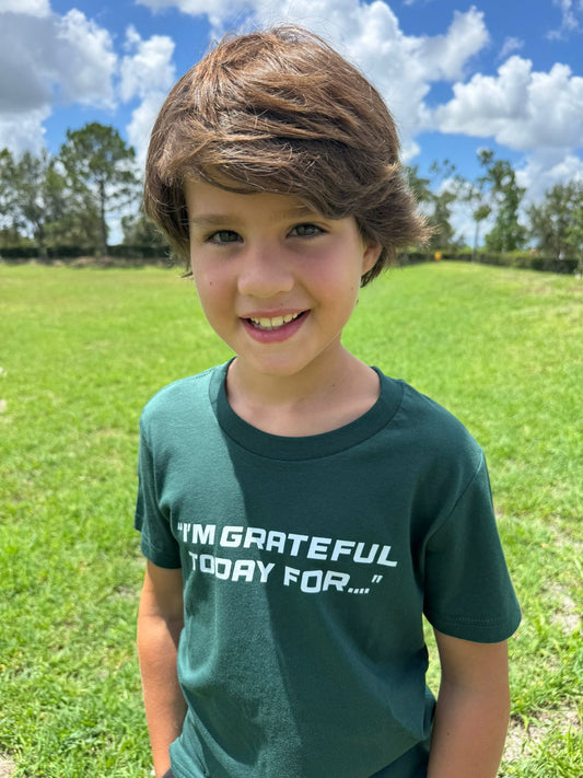 Limited First Edition - I'M GRATEFUL TODAY FOR… – Youth Tee