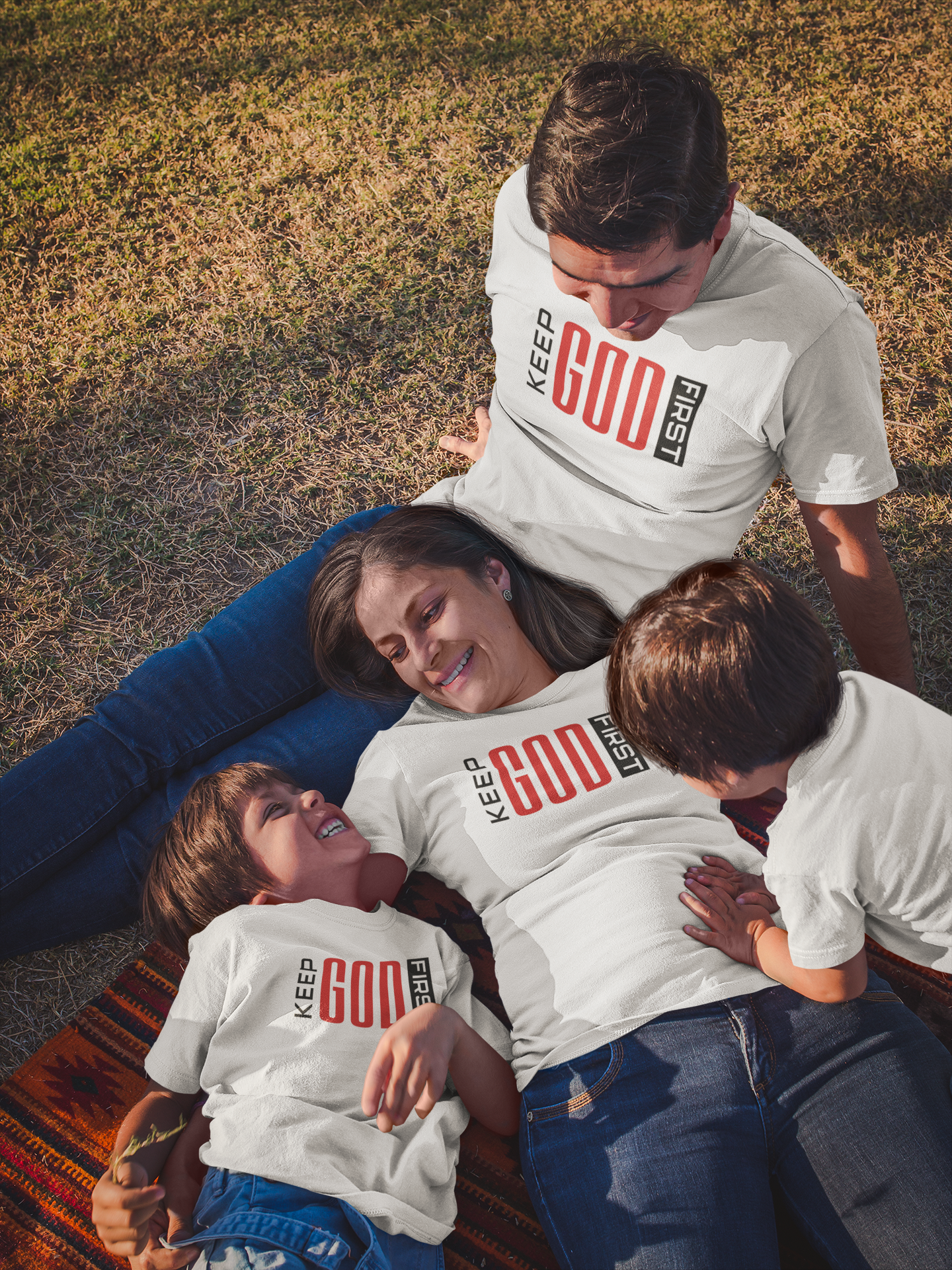 “Keep God First” – Youth Christian Tee