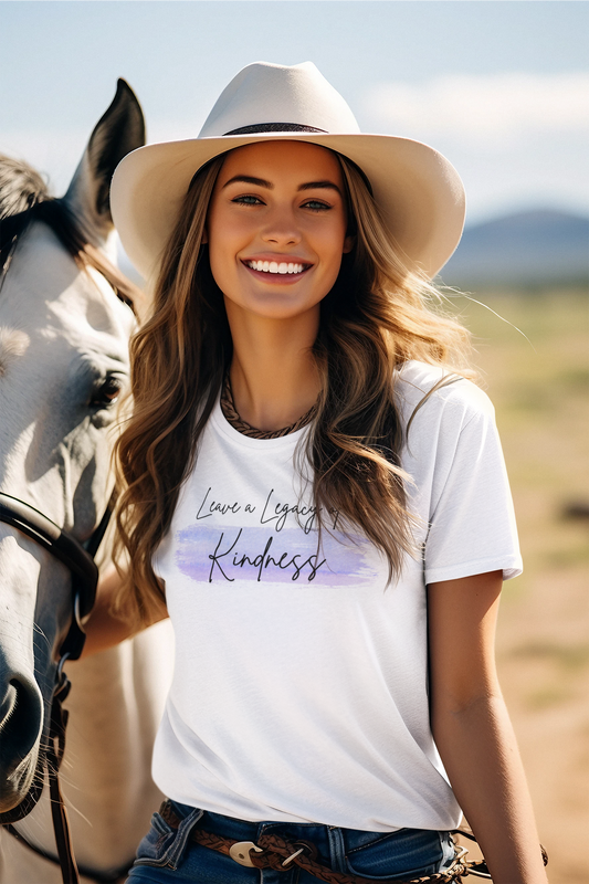 "Leave a Legacy for Kindness" – Women’s Tee | Kindness Collection