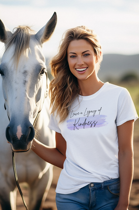"Leave a Legacy for Kindness" – Women’s Tee | Kindness Collection