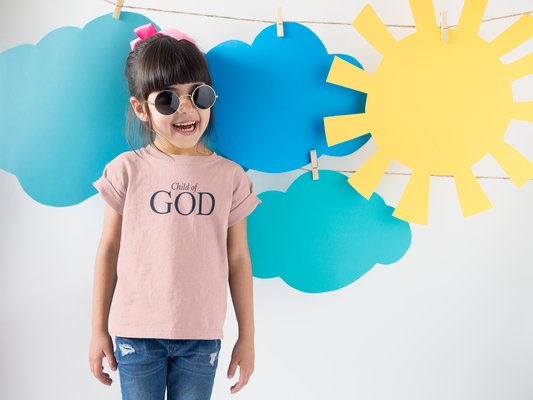 “Child of God” – Toddler Christian Tee | Faith Collection