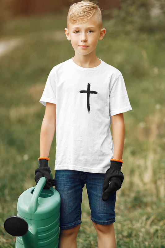 “Keep God First” – Youth Christian Tee | Faith Collection