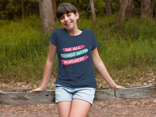 “Do All Things With Kindness” – Girls’ Tee | Kindness Collection